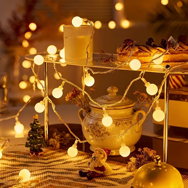 Outdoor Power For Christmas Lights - 10M USB/Battery Power Ball LED Fairy