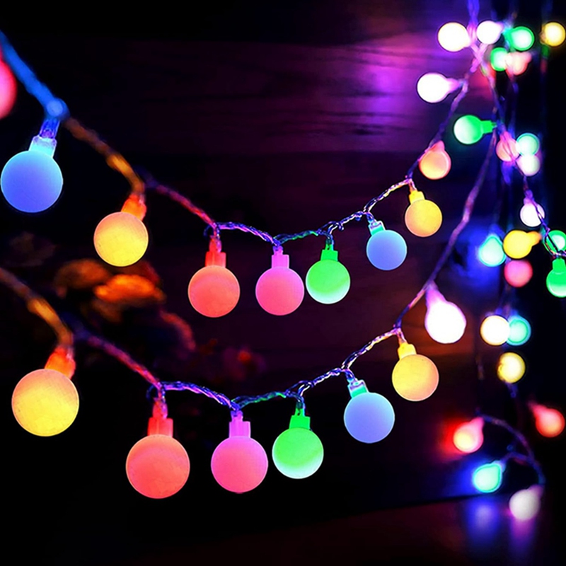 Outdoor Power For Gazebo - Outdoor Round Bulb Lighting String USB