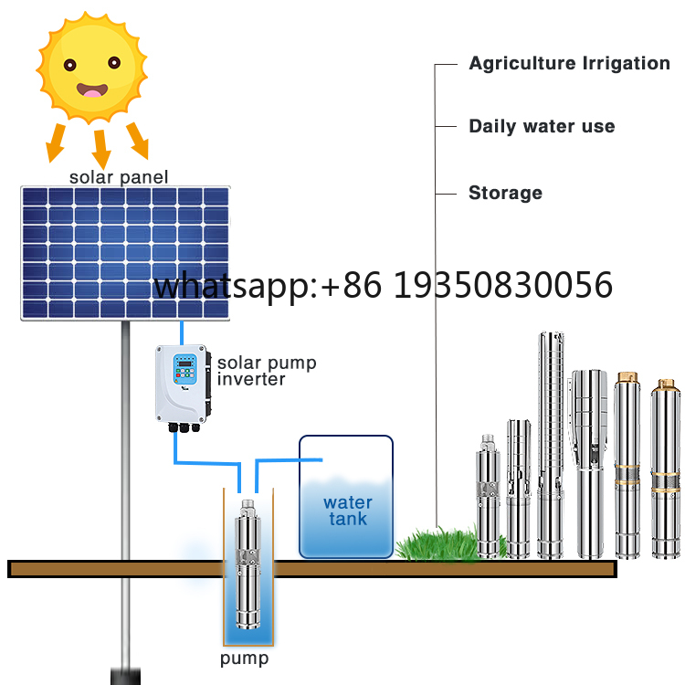 Solar Water Pumping System 10H - Water Pump Submersible 评论和价格