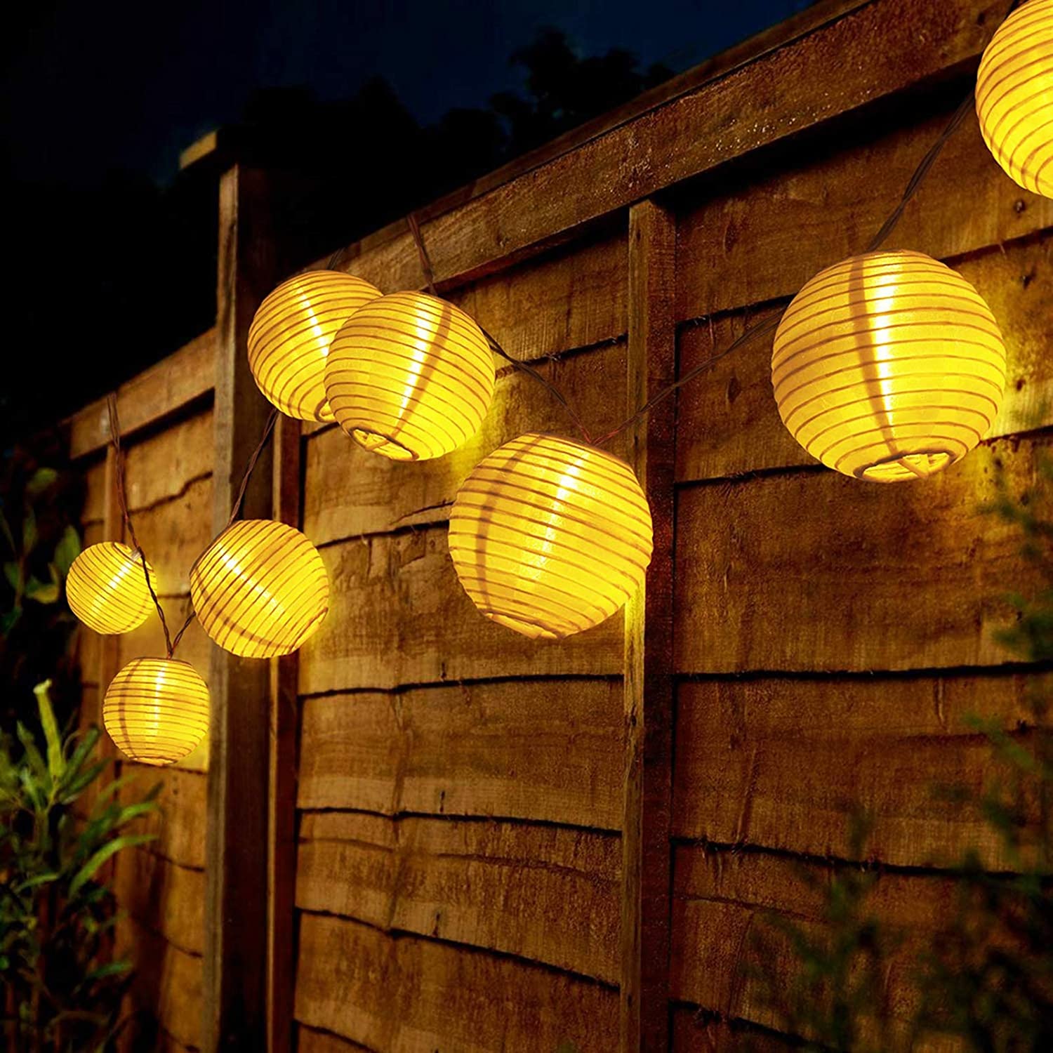 Waterproof Lantern Solar Strin - Outdoor Power For Christmas Lights 评论和价格