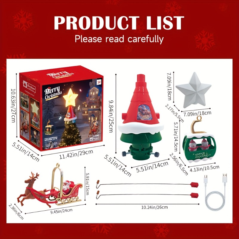 Christmas Tree Top Rotating Ca - Outdoor Power For Christmas Lights 评论和价格