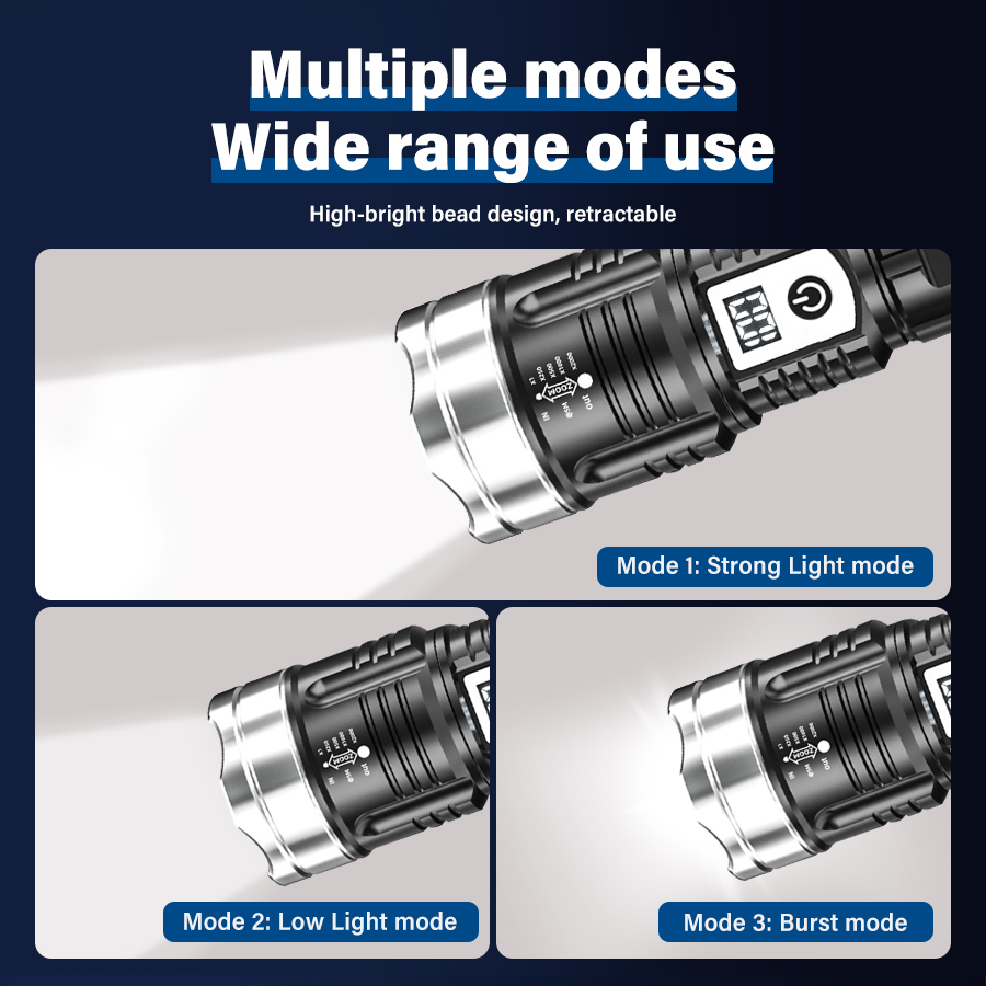 High Power 200000LM LED Flashl - Outdoor Power For Lights 评论和价格
