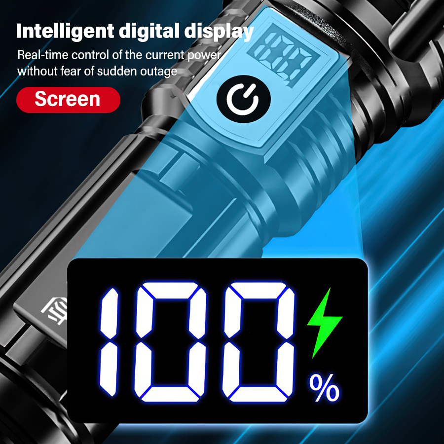 High Power 200000LM LED Flashl - Outdoor Power For Lights 评论和价格