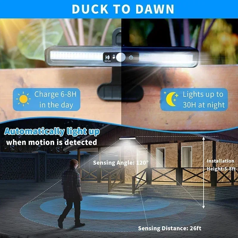 Clip On Solar Motion Lights Ou - Outdoor Power For Lights 评论和价格