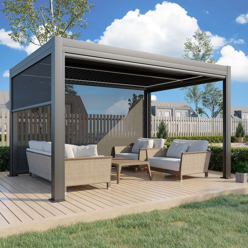 Power Driven Aluminum Pergola  - Outdoor Power For Gazebo 评论和价格