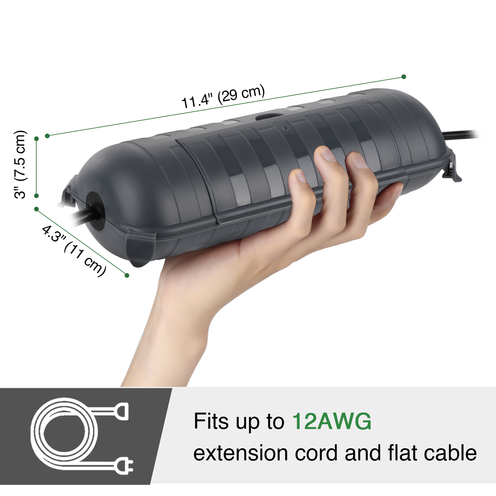 Large Weatherproof Outdoor Ele - Outdoor Power Outlet Cover 评论和价格