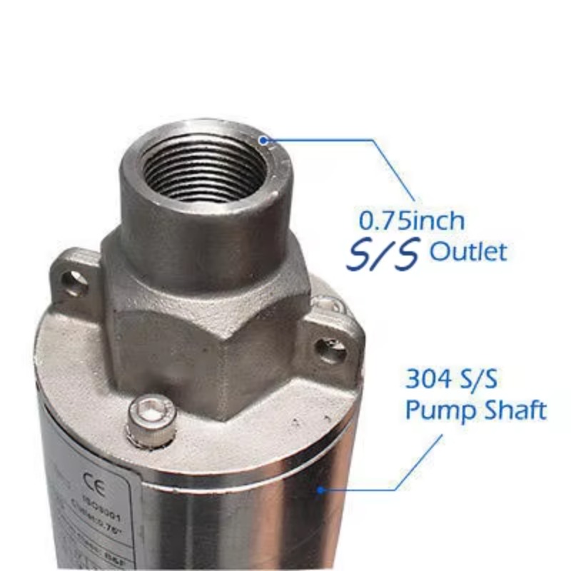 Dc High Pressure 48v 120m Deep - Water Pump Submersible 评论和价格