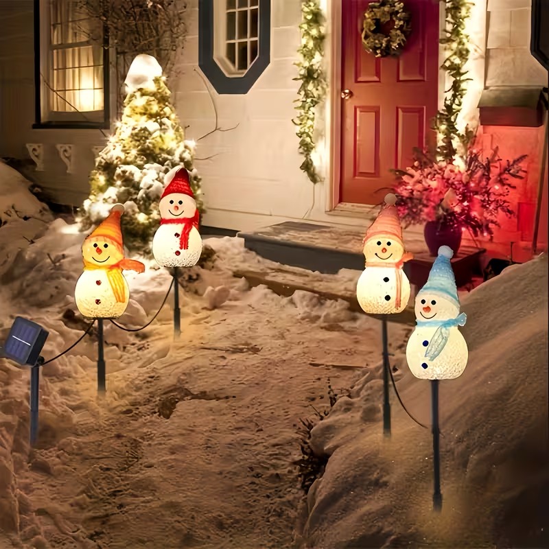 1-4PCS Christmas Solar Powered - Outdoor Power For Christmas Lights 评论和价格