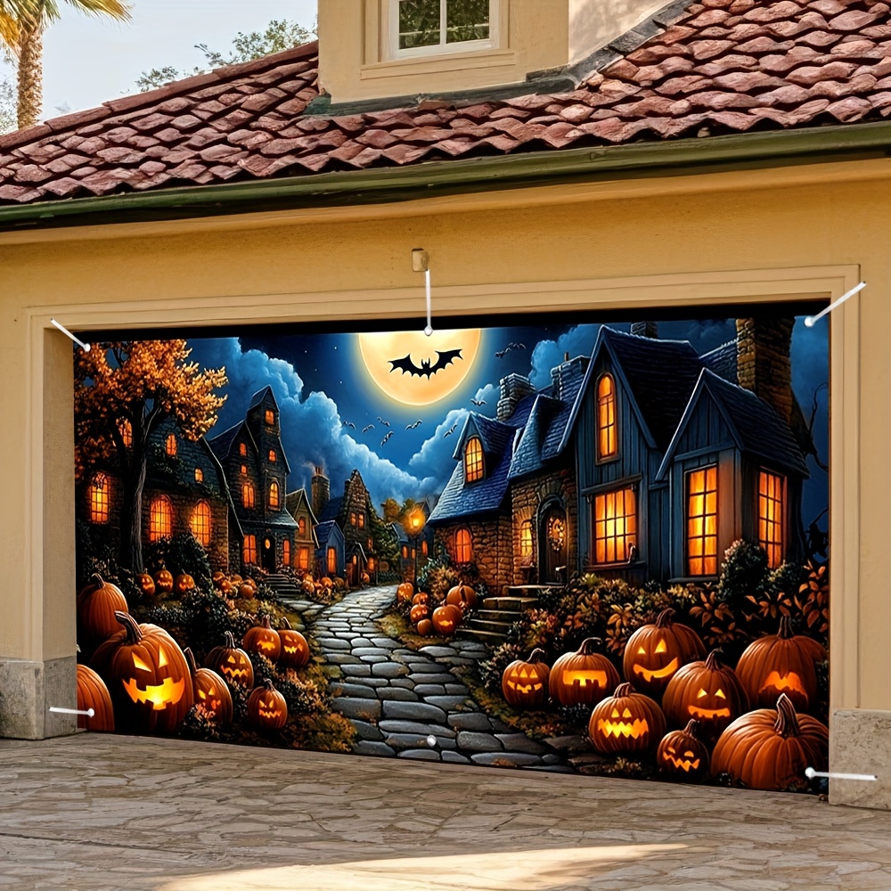 1pc 2D Flat Halloween Banner B - Outdoor Power Jack 评论和价格