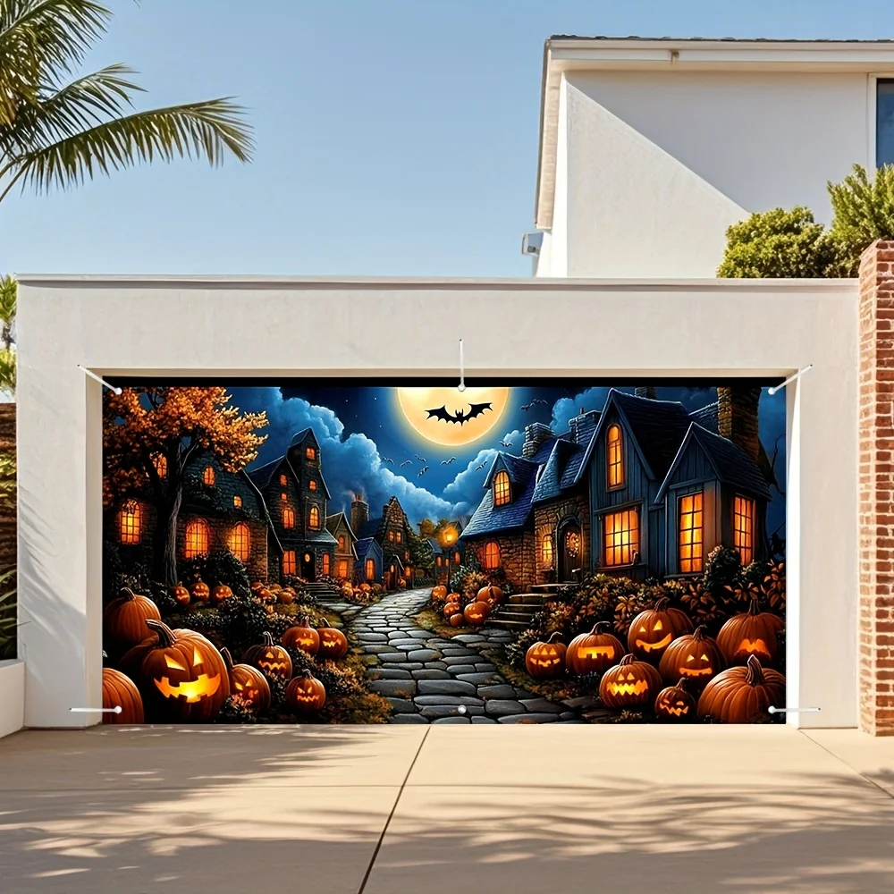 1pc 2D Flat Halloween Banner B - Outdoor Power Jack 评论和价格