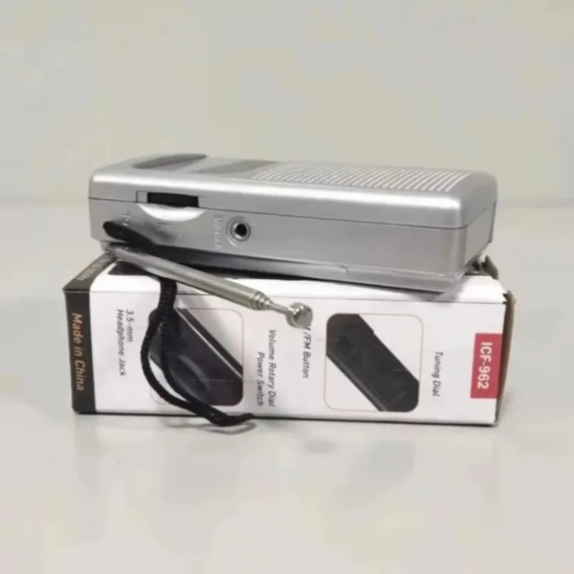 Mini AM FM Radio Portable Pock - Outdoor Power Jack 评论和价格