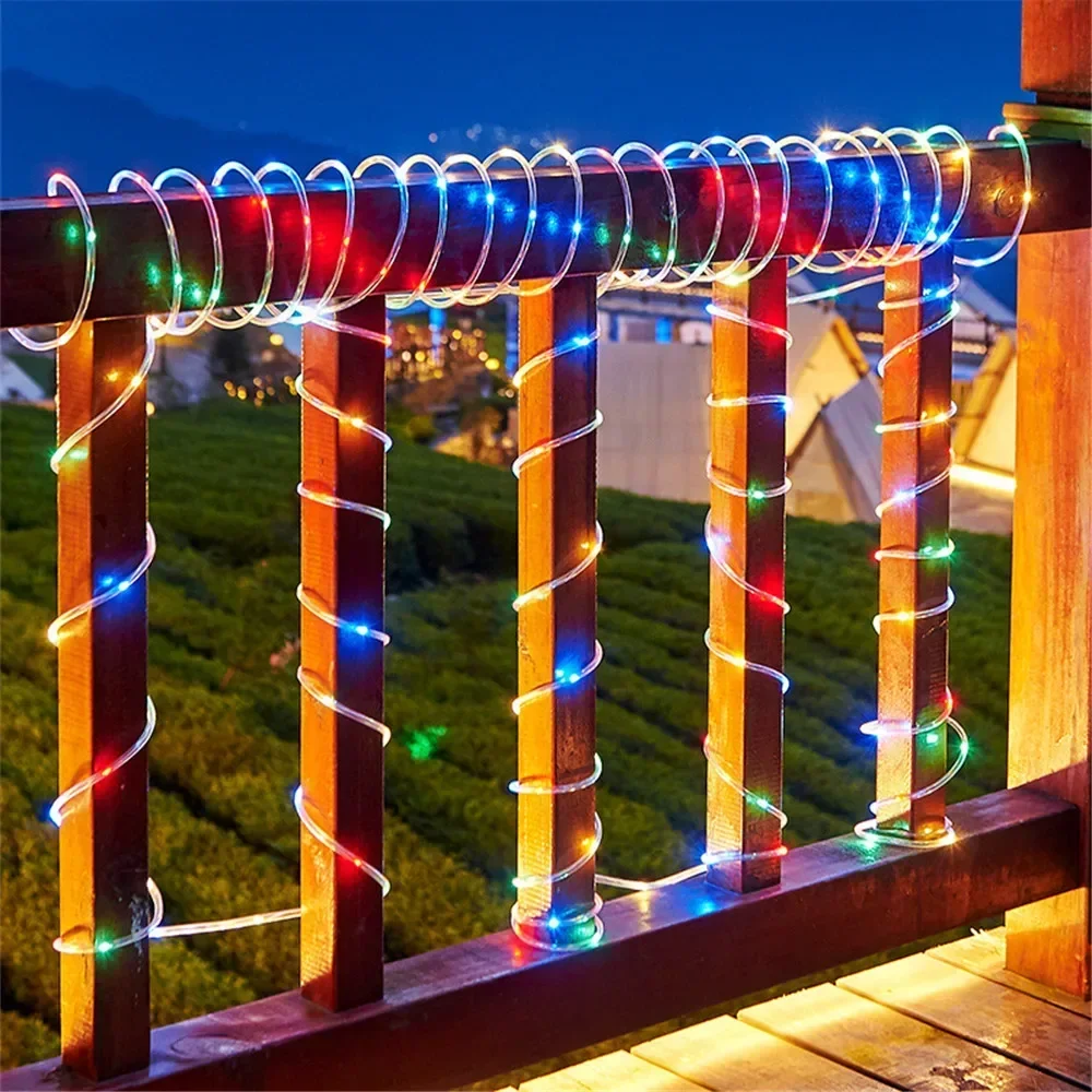 Solar Rope Lights 8 Modes Ligh - Outdoor Power For Gazebo 评论和价格