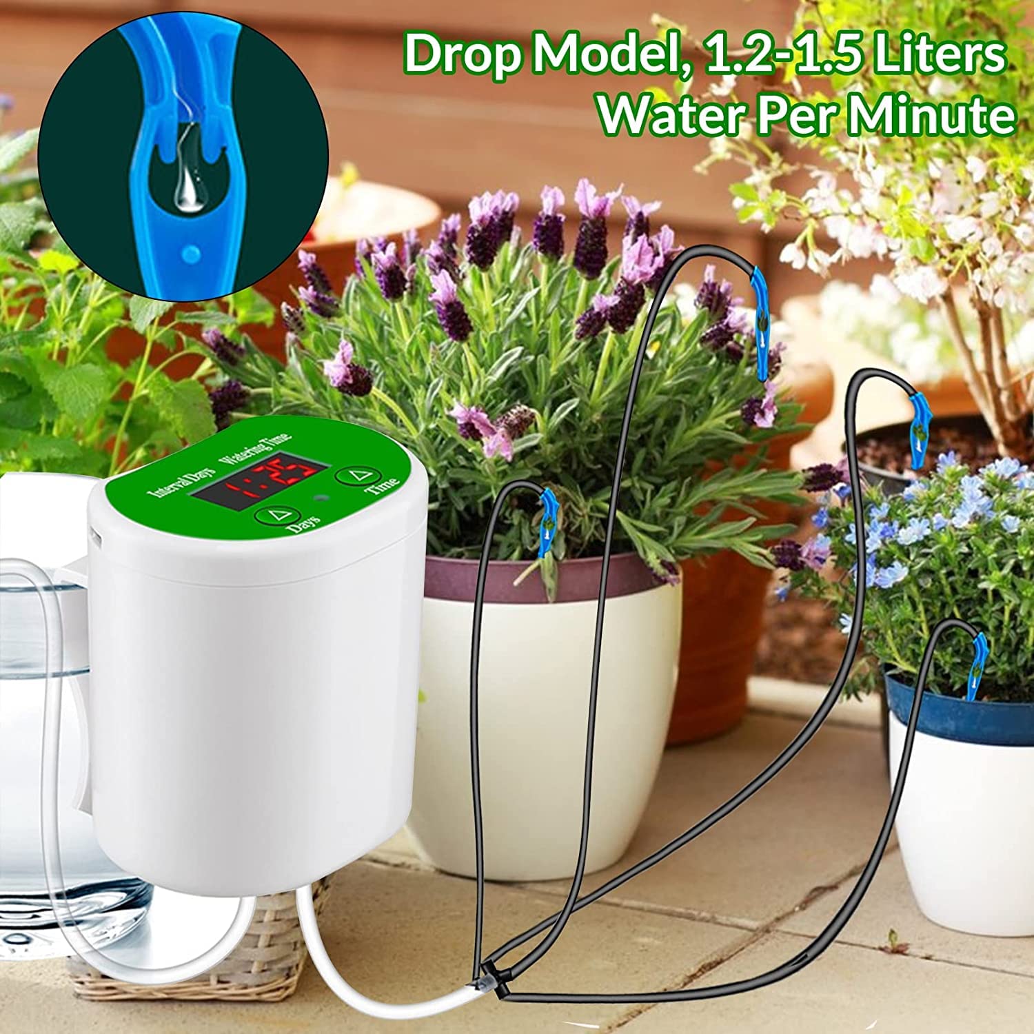 Outdoor Garden Plant Watering  - Outdoor Power And Plant 评论和价格