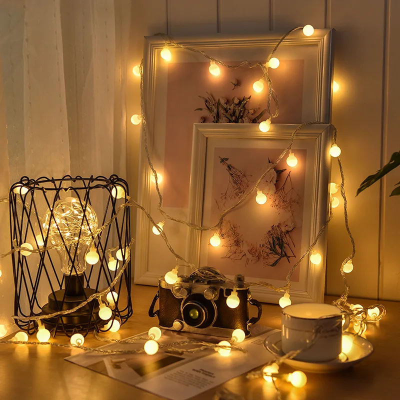 10M USB/Battery Power Ball LED - Outdoor Power For Christmas Lights 评论和价格