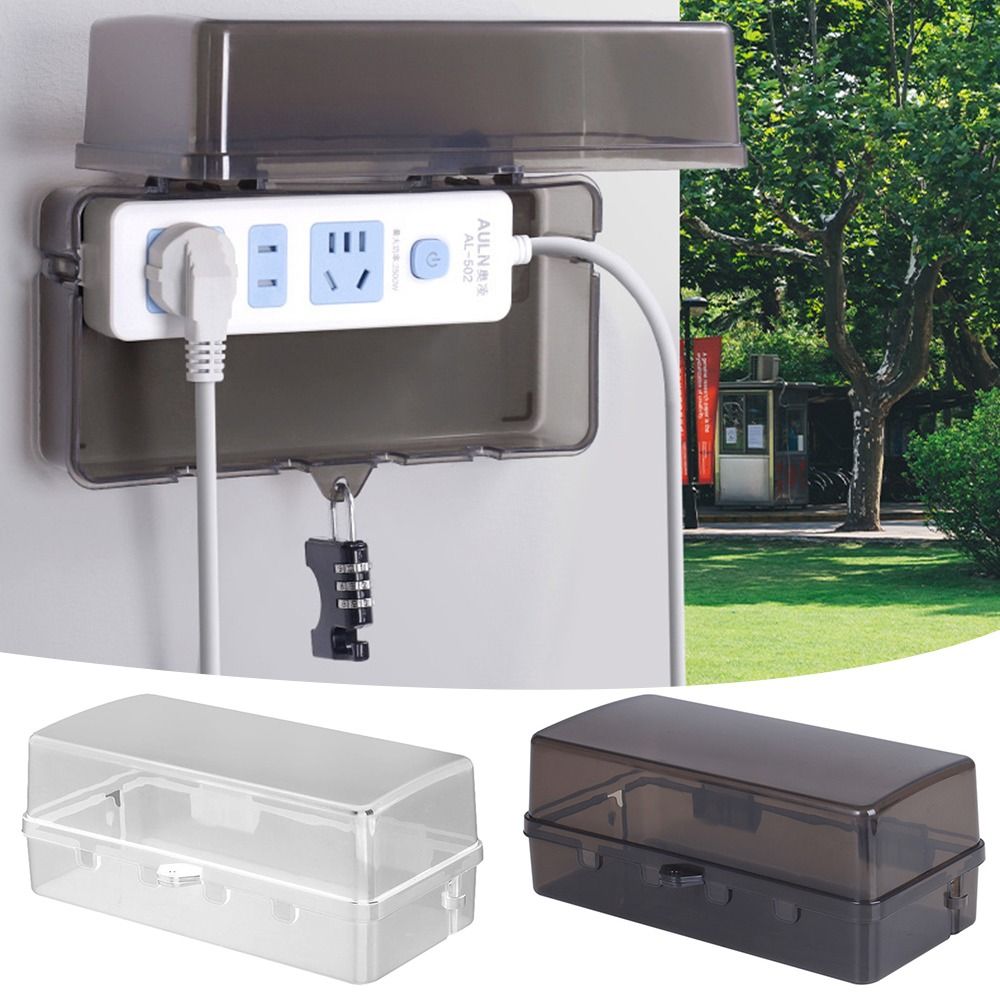 Durable Plastic Plug Box Anti- - Outdoor Power Outlet Cover 评论和价格