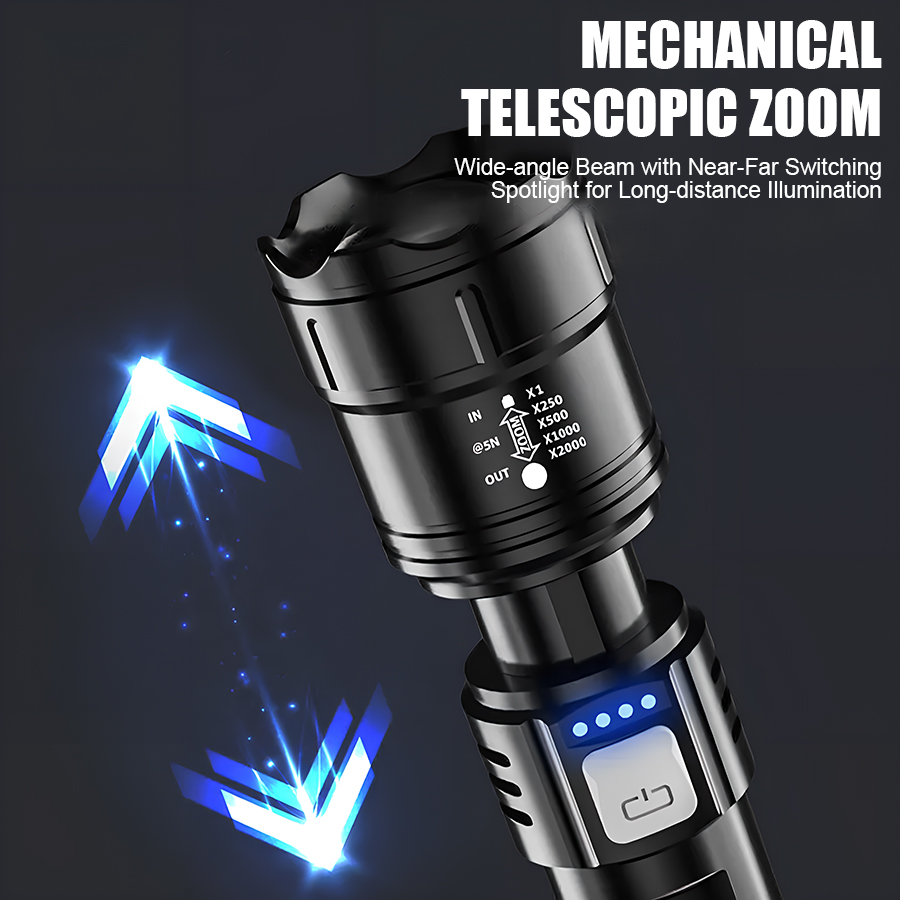 High Power P50 LED Flashlight  - Outdoor Power For Lights 评论和价格