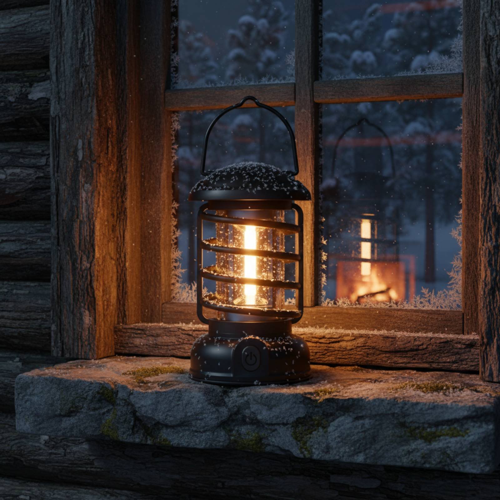 Retro Camping Lantern Two-Way  - Outdoor Power For Lights 评论和价格