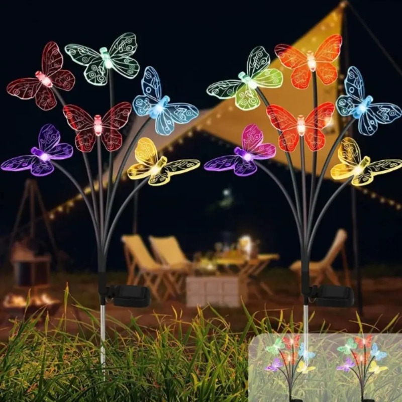 Solar Powered Butterfly Lights - Outdoor Power For Lights 评论和价格
