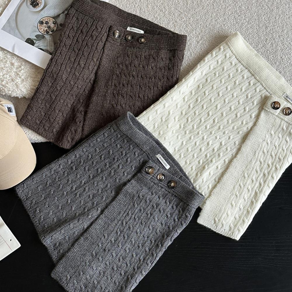 Women Cable Knit Wrap Skirt, K - Outdoor Power Outlet Cover 评论和价格