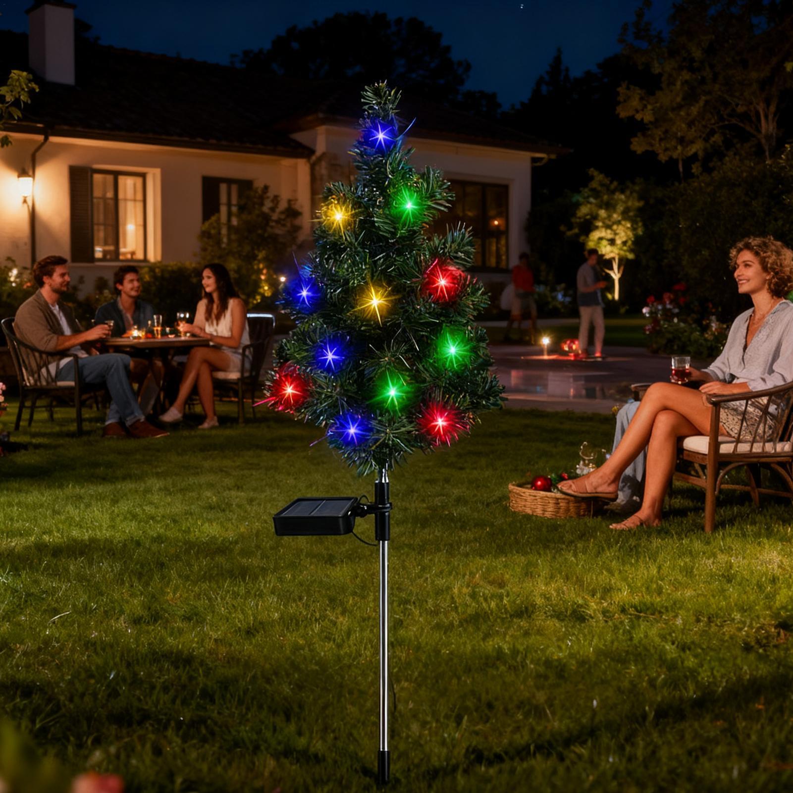 Solar Powered Christmas Tree O - Outdoor Power For Christmas Lights 评论和价格