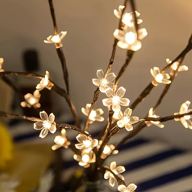1/2PC 20LED Cherry Blossom Tre - Outdoor Power For Lights 评论和价格