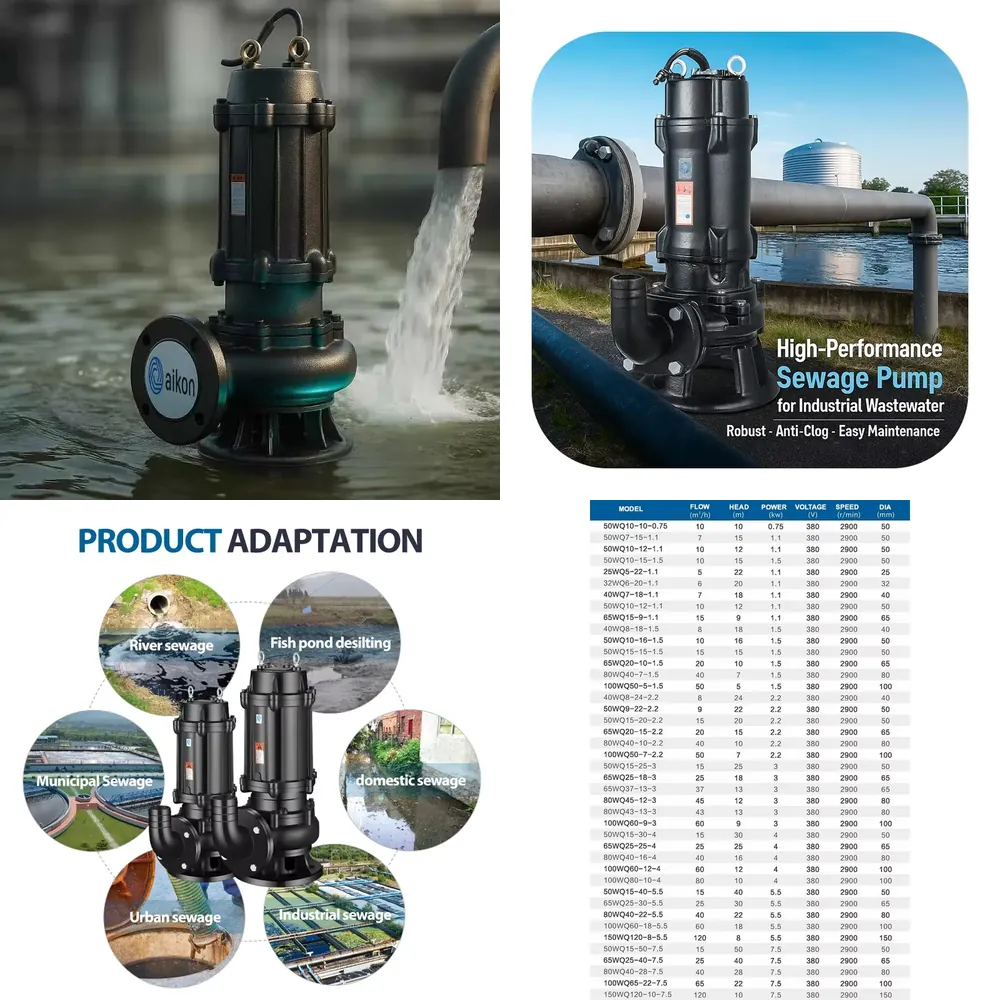 5 0.75 Kw Submersible Sewage P - Water Pump Submersible 评论和价格