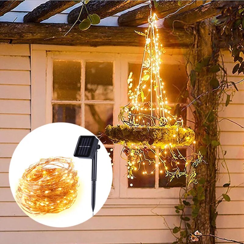 100 LED Solar Fairy Waterproof - Outdoor Power For Christmas Lights 评论和价格