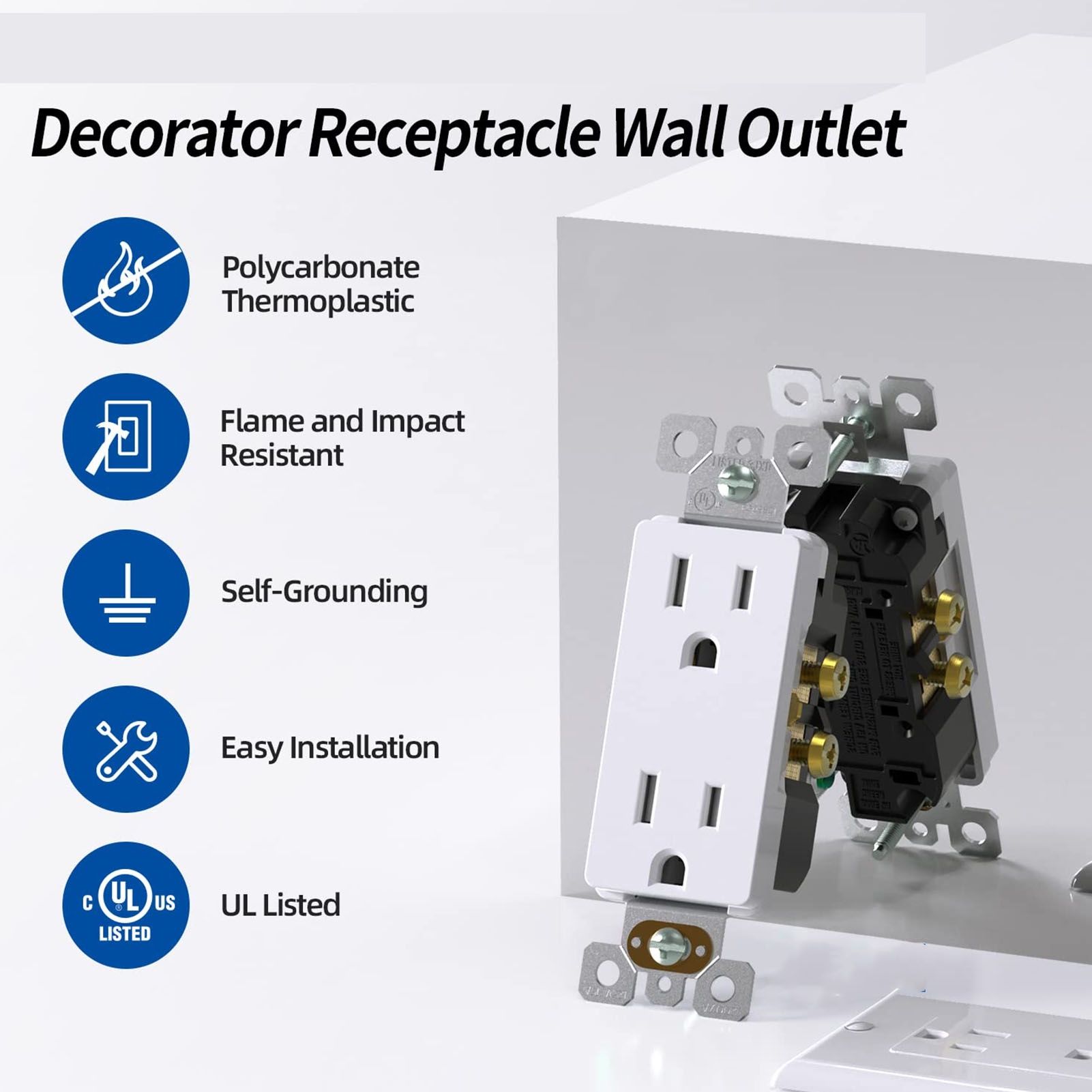 Weatherproof Outlet with Cover - Outdoor Power Outlet Cover 评论和价格