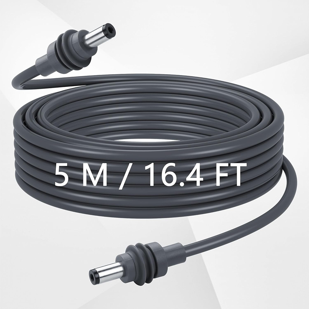 5M/16.4FT Replacement Power Ca - Outdoor Power Jack 评论和价格