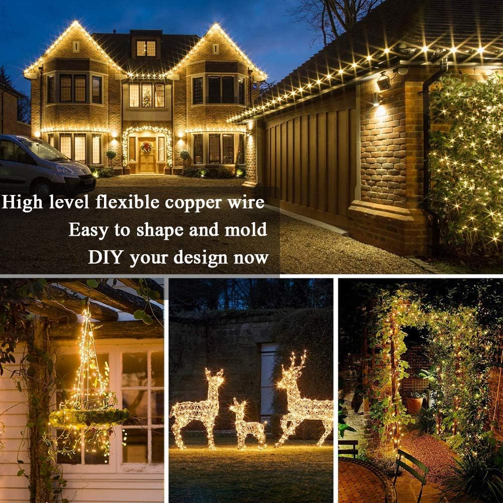 Solar Power LED Garland 8 Mode - Outdoor Power And Plant 评论和价格