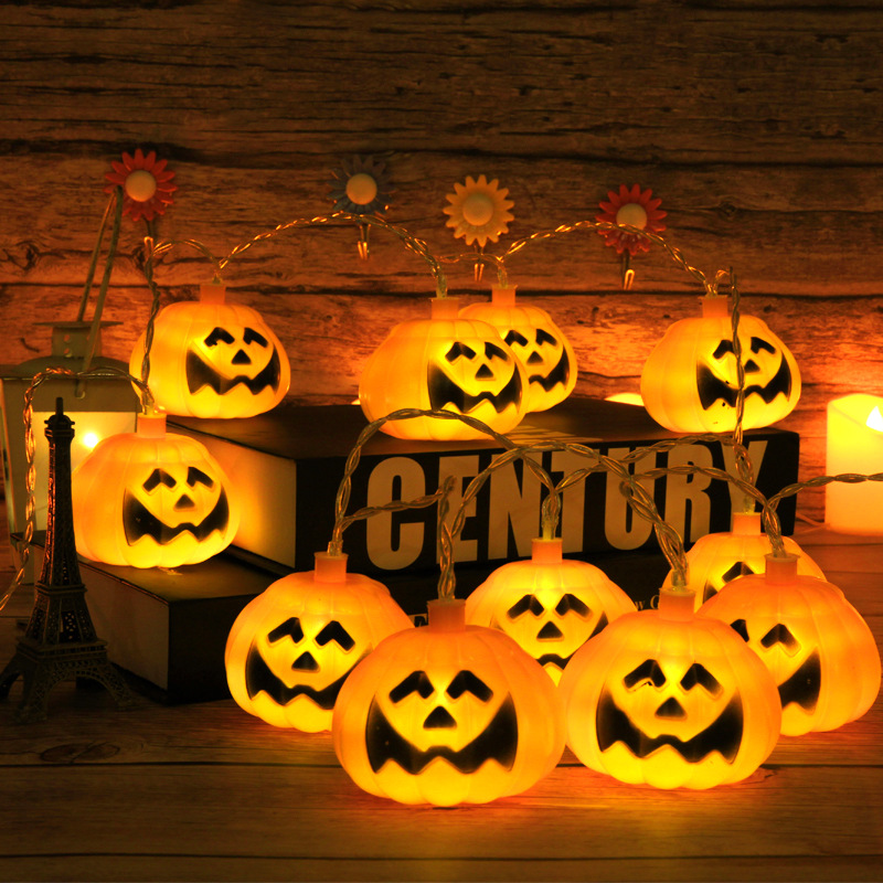 Halloween Pumpkin String Light - Outdoor Power Jack 评论和价格