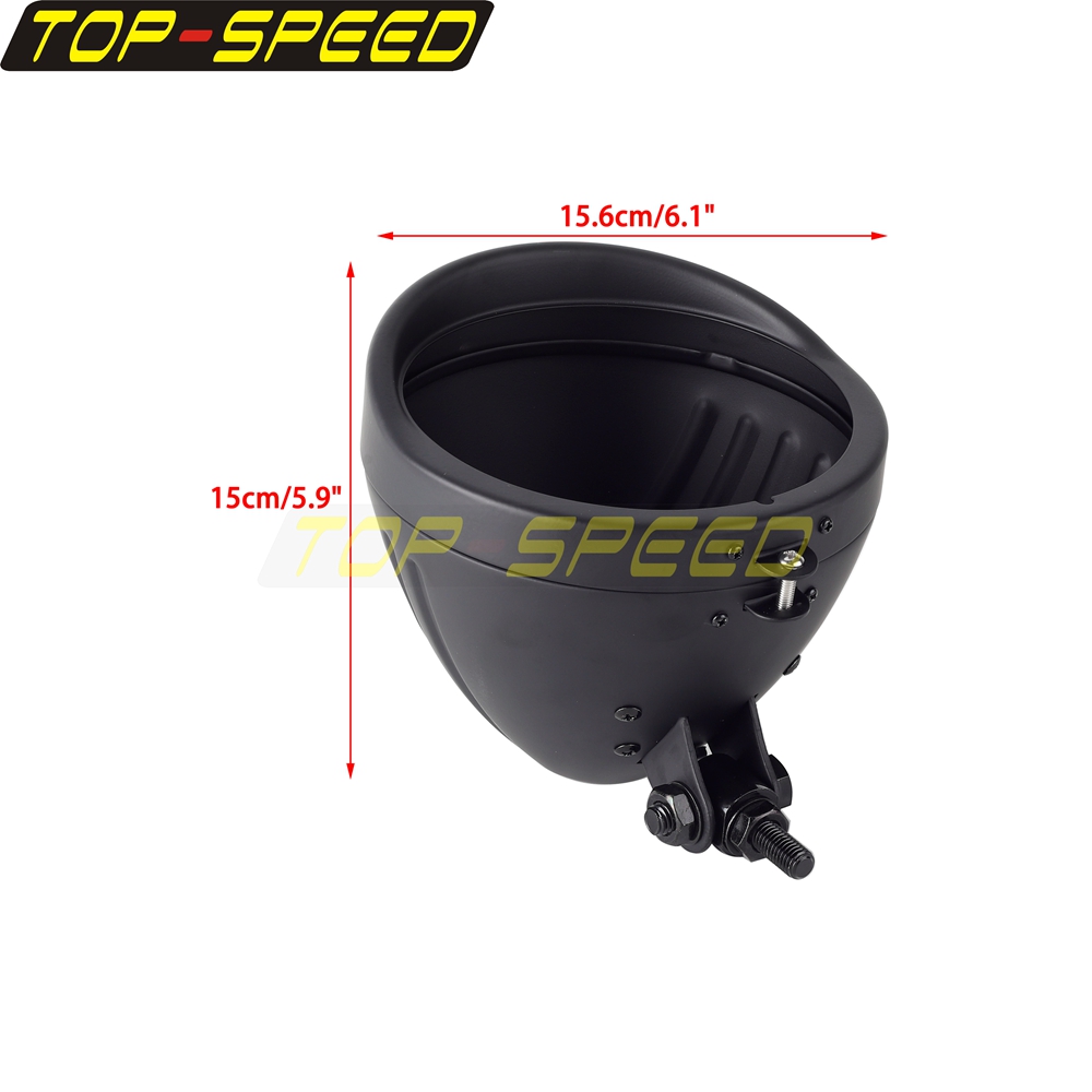 Black/Chrome Motorcycle Headla - Outdoor Power Direct 评论和价格
