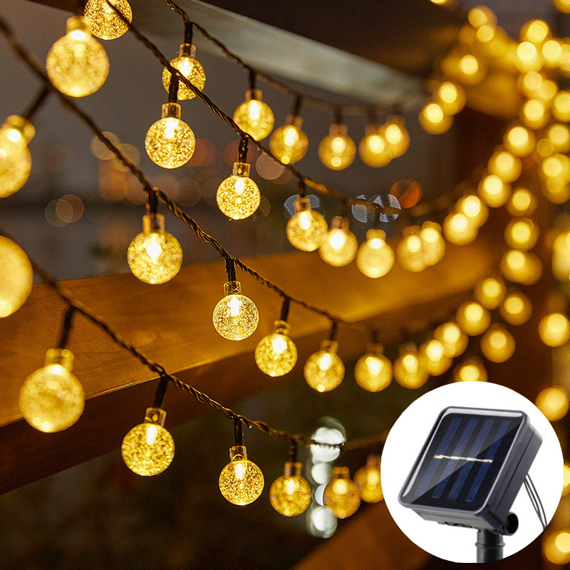 20/50/100 LED Solar Power Crys - Outdoor Power For Wedding 评论和价格